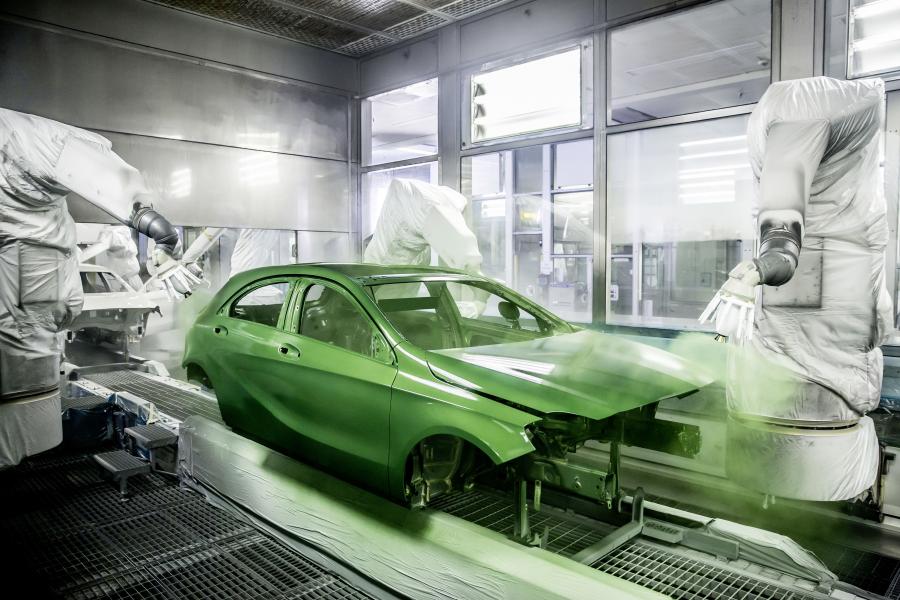 Детали создания Mercedes-Benz A200 AMG Line (W177) 2018 года  (WW) (фото 59 из 99)